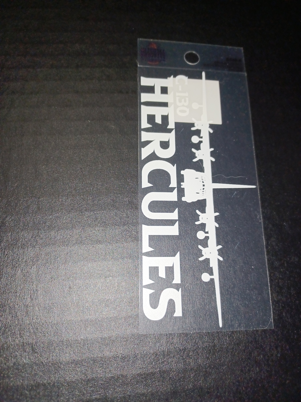 HERCULES C-130 White Aircraft Decal Sticker
